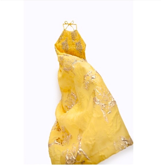 ZARA LIMITED EDITION Gold Embroidered Dress - Picture 10 of 10